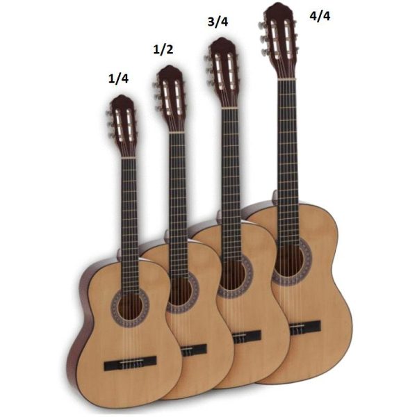 GUITARRA CLÁSICA ROCÍO C7N 1/2   FUNDA