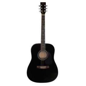 GUITARRA ACÚSTICA DAYTONA NEGRA   FUNDA