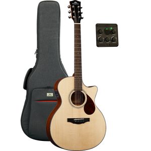 GUITARRA ELECTROACÚSTICA G  AUDITORIUM NAT  FUNDA